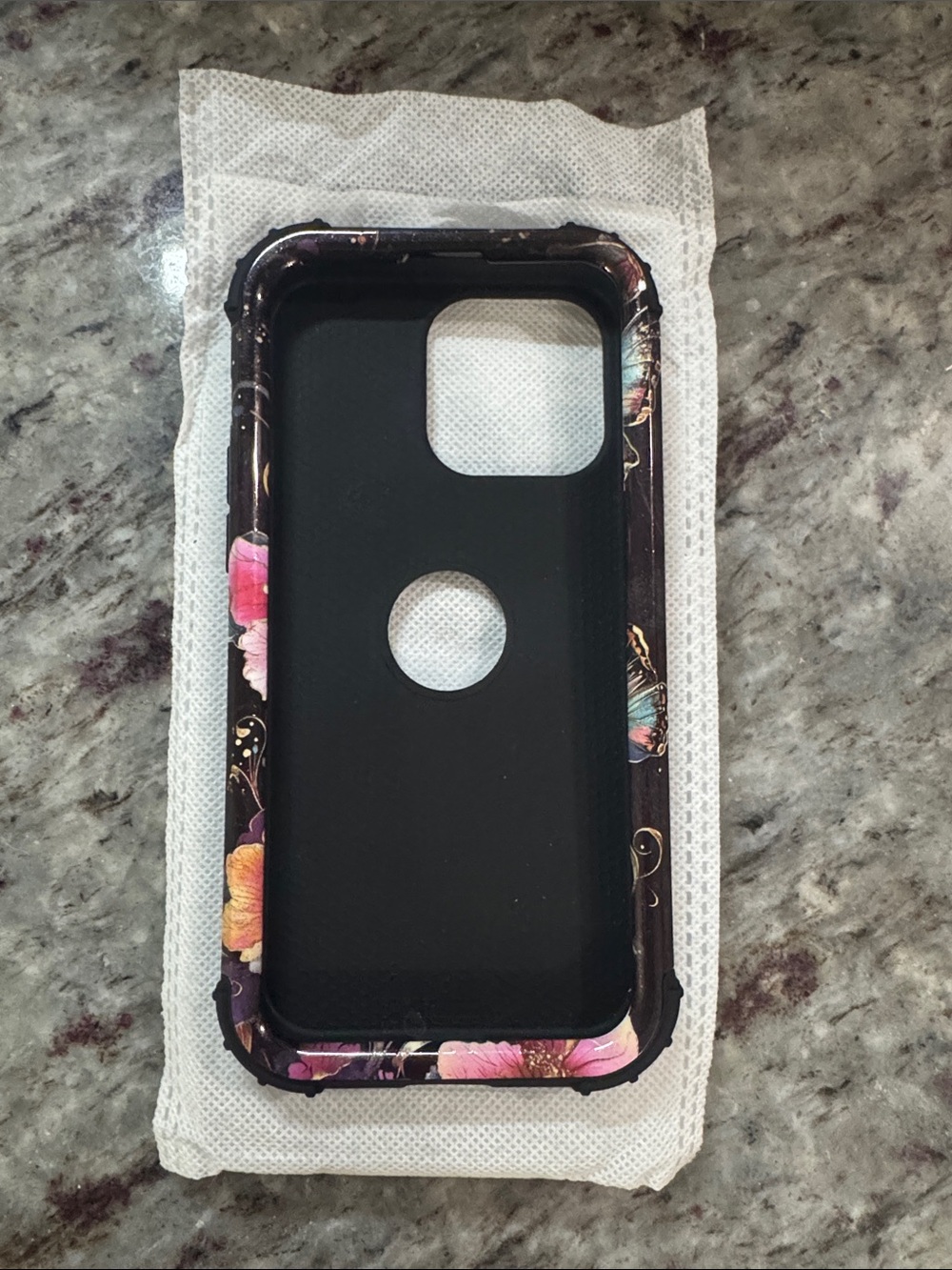 NEW Floral Black Full Body Protective iPhone 15 Pro Max Case